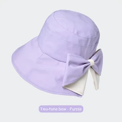 HJ-BG-8169 Two-tone Bow - Purple