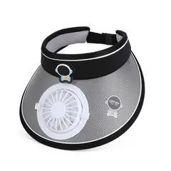 HJ-BG-1079 1079 - Black Fan hat