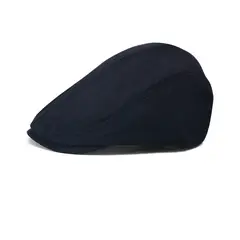 HJ-BG-8776 8776 - Black(Solid vintage visor cap)