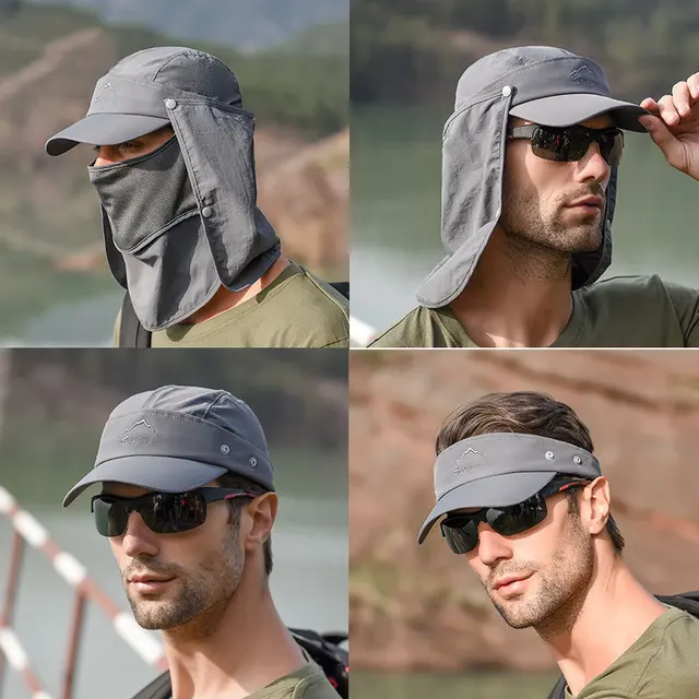 Men's Hat with Face Mask, model HJ-BG-9071