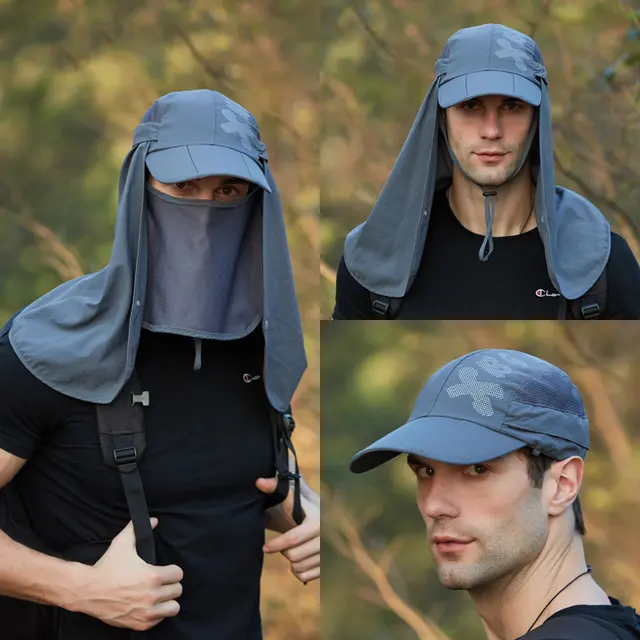 Unisex Hat with Face Mask, model HJ-BG-9074