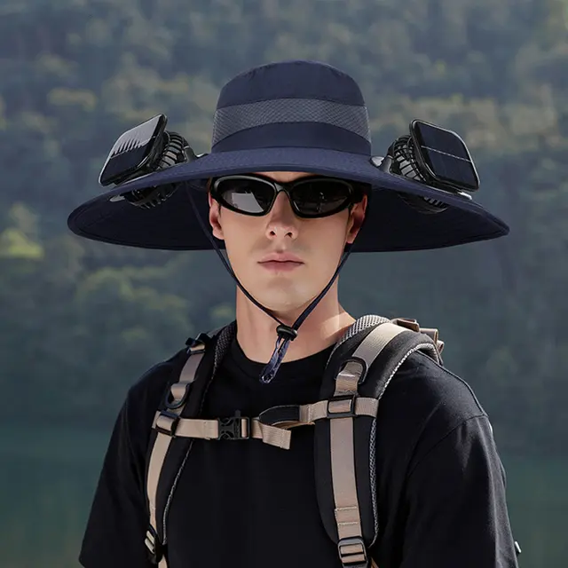 Men's Cooling Fan Hat, model HJ-BG-9270