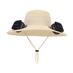 HJ-BG-9270 9270 - Beige(12 cm wide-brim double-fan style)