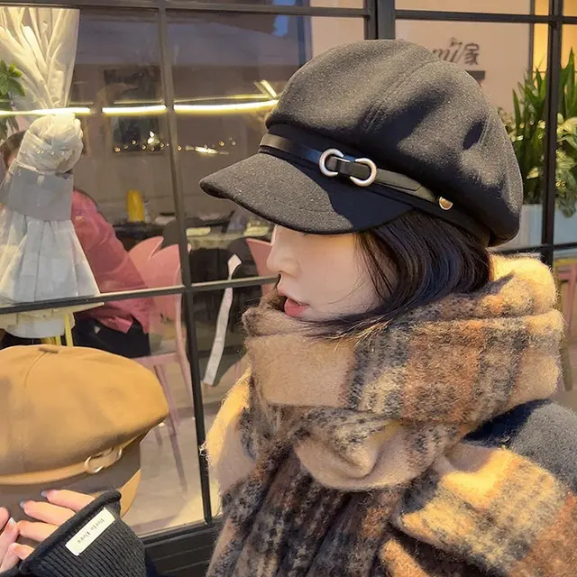Women's Newsboy Cap, model HJ-HZ-MM1566