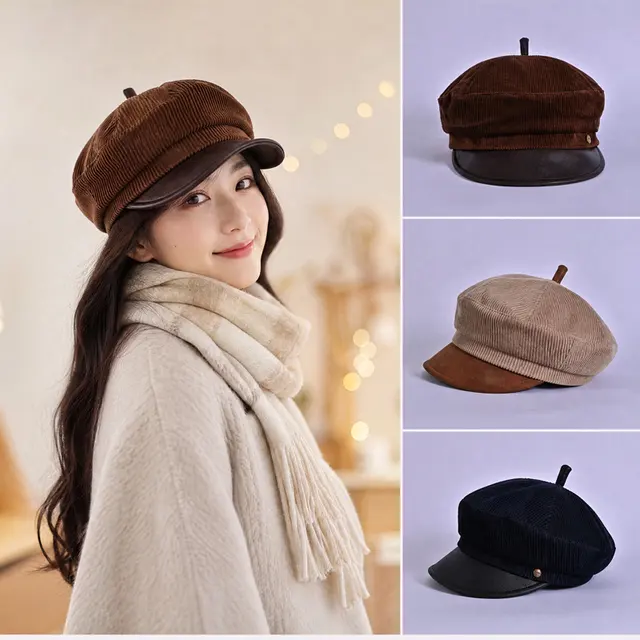 Women's Newsboy Cap, model HJ-HZ-MM3033