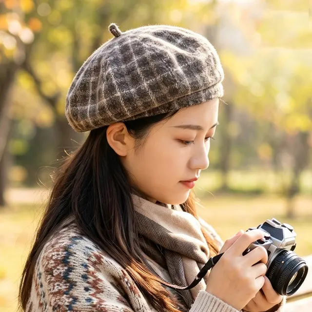 Women's Beret, model HJ-HZ-MM3193