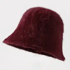 HJ-HZ-MY168 MY168 Burgundy · Thick yarn no-shed knit